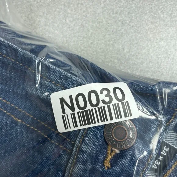 NEW Kirkland Signature Men's 34x34 Relaxed Fit Jeans Double-Stitched N0030 - Picture 10 of 10